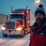 Truck driver standing outside of tractor trailer | Bailey Truck & Trailer